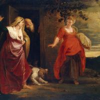 Peter Paul Rubens (1577-1640): Hágár elhagyja Ábrahám otthonát | Hermitage Museum
