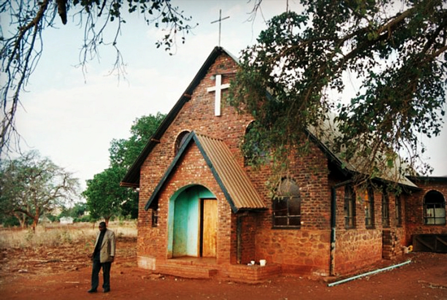 Nweli temploma, amelynek építésében Daswa segédkezett