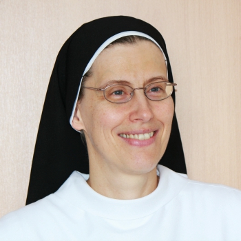 Dr. Deák Hedvig OP domonkos nővér, a Magyarországi Rendfőnöknők Konferenciájának elnöke