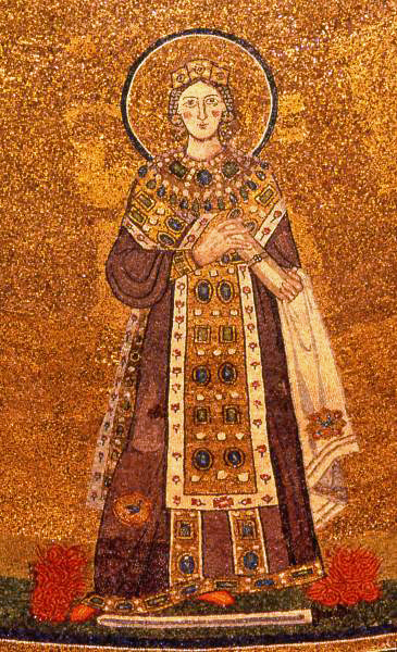 Santa Agnese mosaico Santa Agnese fuori le mura