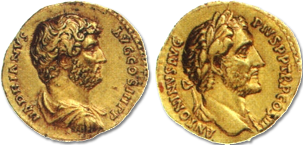 Hadrianus aranya és Antoninus Pius aranya