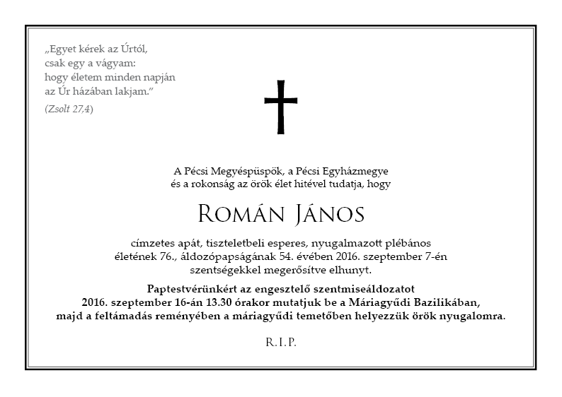 Roman Janos gyaszjelentese A5