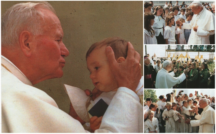 II JP papa magyar gyerekekkel collage