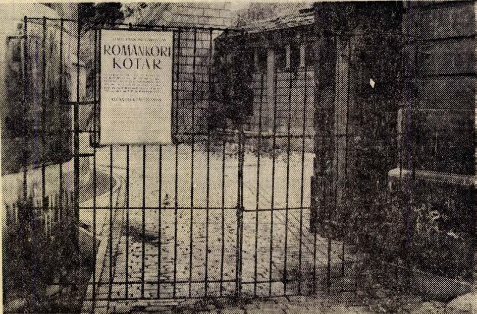 Roman Kotar bejarat Dunantuli Naplo 1974