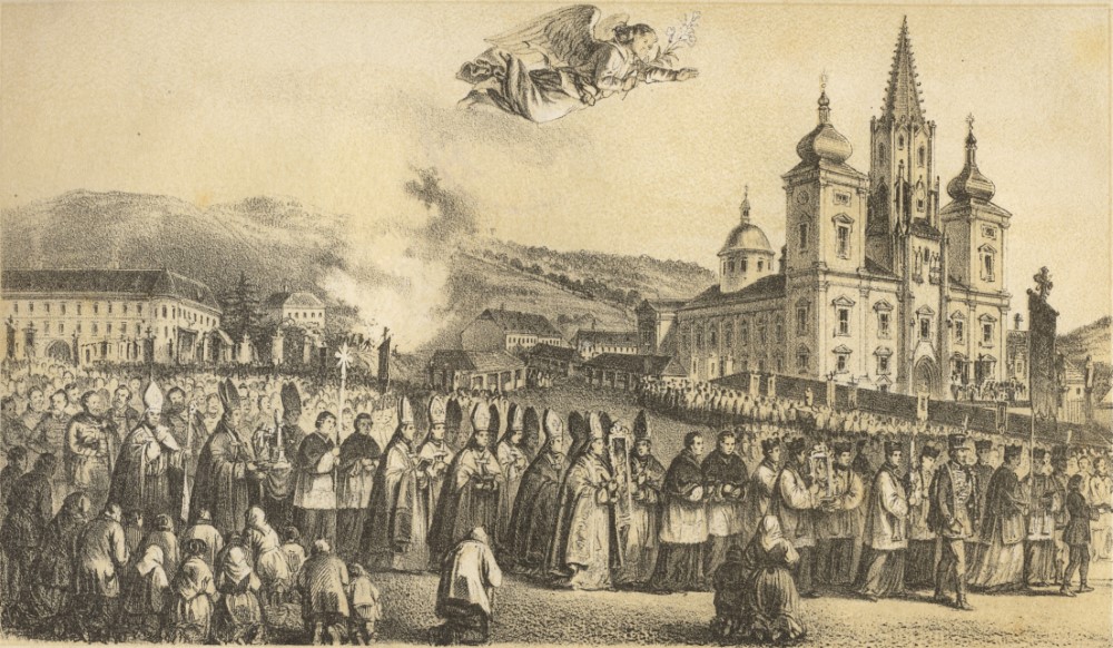 Mariazell magyar zarandoklat 1857 Egyedi