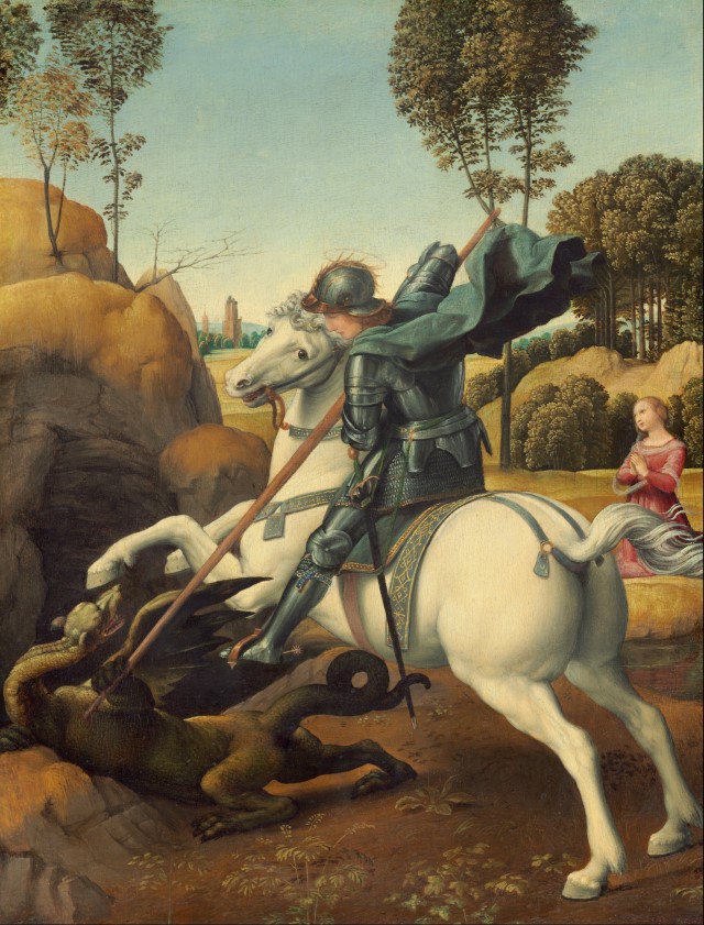 Raphael Saint George and the Dragon Google Art Project