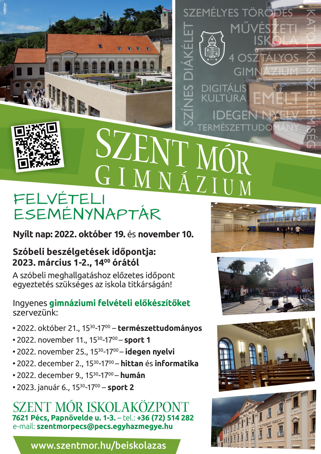 Szent Mór Gimnázium nyílt nap 2022