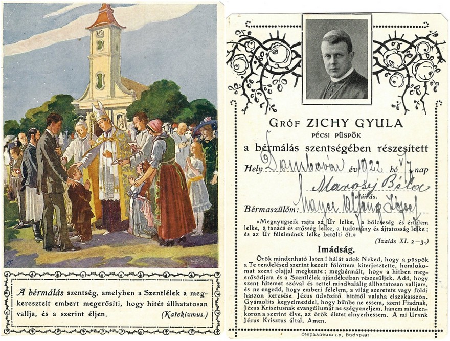 Bermalasi emlek 1922 Zichy