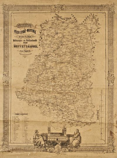 Az egyházmegye térképe 1898-ból