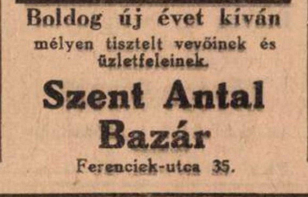 227 Szent Antal Bazar BUEK 1943 2