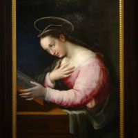 Lavinia Fontana: Az angyali üdvözlet Máriája (1580 körül) | Pécsi Püspöki KincsTár