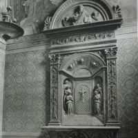 Szathmáry György (1457-1524, 1505-1521 között pécsi püspök, majd esztergomi érsek) vörös márvány pasztofóriuma a pécsi székesegyház Corpus Christi kápolnájában. A magyarországi reneszánsz szobrászat kiemelkedő alkotása.
