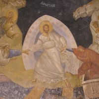 Feltámadás freskó a konstantinápolyi Chora templom parecclesionjában
