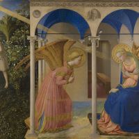 Fra Angelico: Angyali üdvözlet (1430–1432) | Prado, Madrid