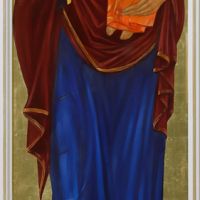 Egri Erzsébet ikonja a pécsi Xavéri Szent Ferenc-templomban
