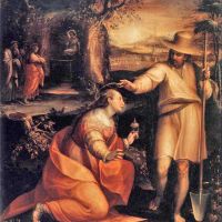 Lavinia Fontana: Noli me tangere (1581), Uffizi, Firenze