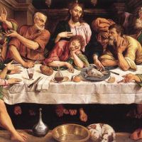 Jacopo Bassano: Utolsó vacsora (1542/46, Galleria Borghese, Róma)
